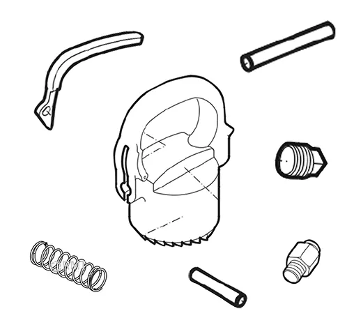 Handle, complete | 3310 1024 80